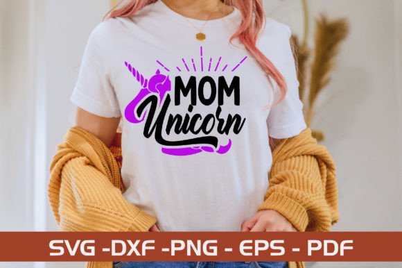 Exploring the Magic of Mom Unicorn SVG Design