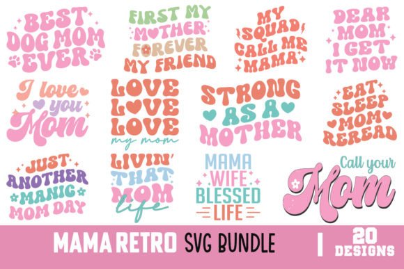 Mama Mom Retro SVG Bundle: An Embroidery Review