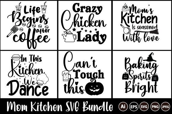 Mom Kitchen SVG Bundle: A Designer’s Stitch Test