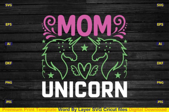 Mom Unicorn SVG Cut File: An Embroidery Review
