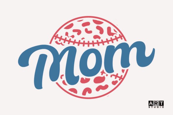 Retro Mom Baseball SVG: A Charming Embroidery Design