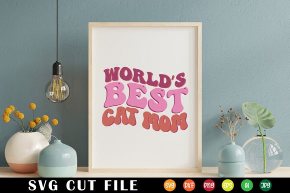 World’s Best Cat Mom Retro Svg Review
